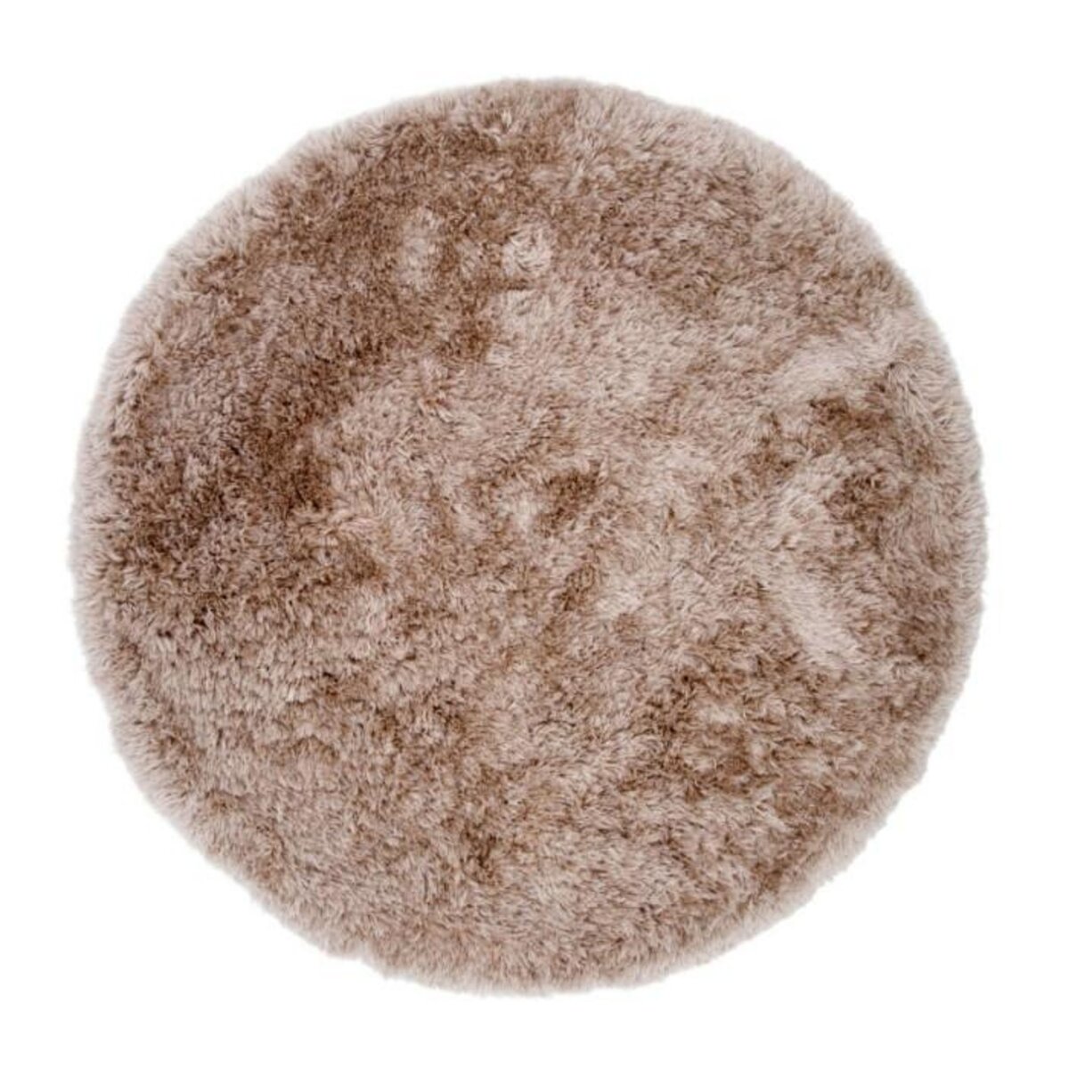 Paris Prix Tapis Rond Design  Grace  200cm Beige