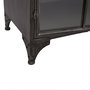 Voir la diapositive 4 : ATMOSPHERA Buffet avec Vitrine  Brocante  102cm Noir