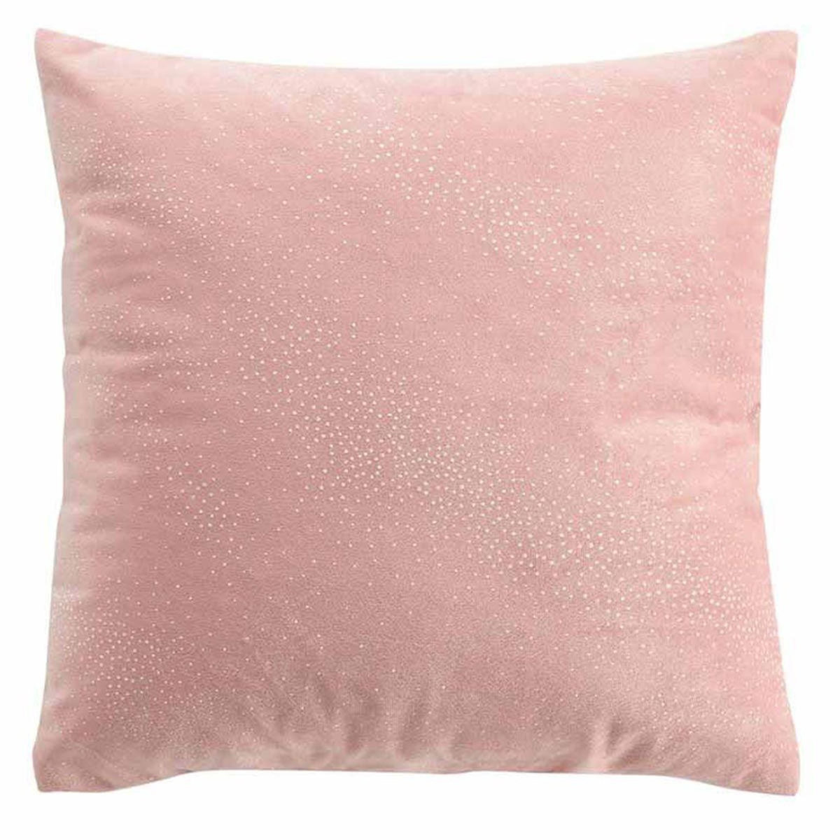 Paris Prix Coussin Velours Déco  Melrose  40x40cm Rose