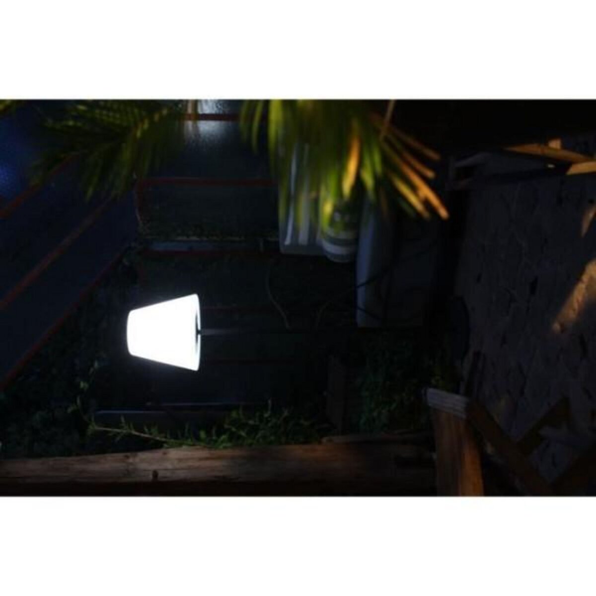 MARKET24 Lampadaire solaire - Arte Alta - Blanc