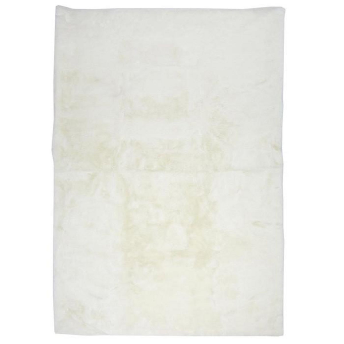 Paris Prix Tapis Imitation Fourrure  Fin  120x170cm Écru