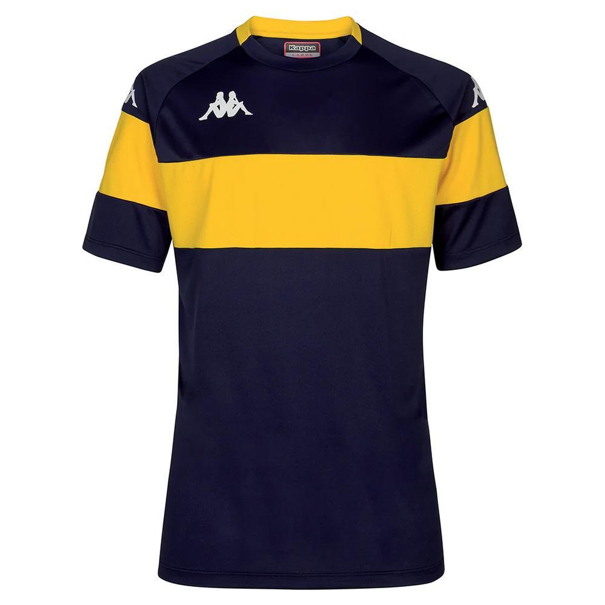 Voir la diapositive 1 : KAPPA T-Shirt de Sport Marine/Jaune Homme Kappa Dareto