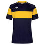 Voir la diapositive 1 : KAPPA T-Shirt de Sport Marine/Jaune Homme Kappa Dareto