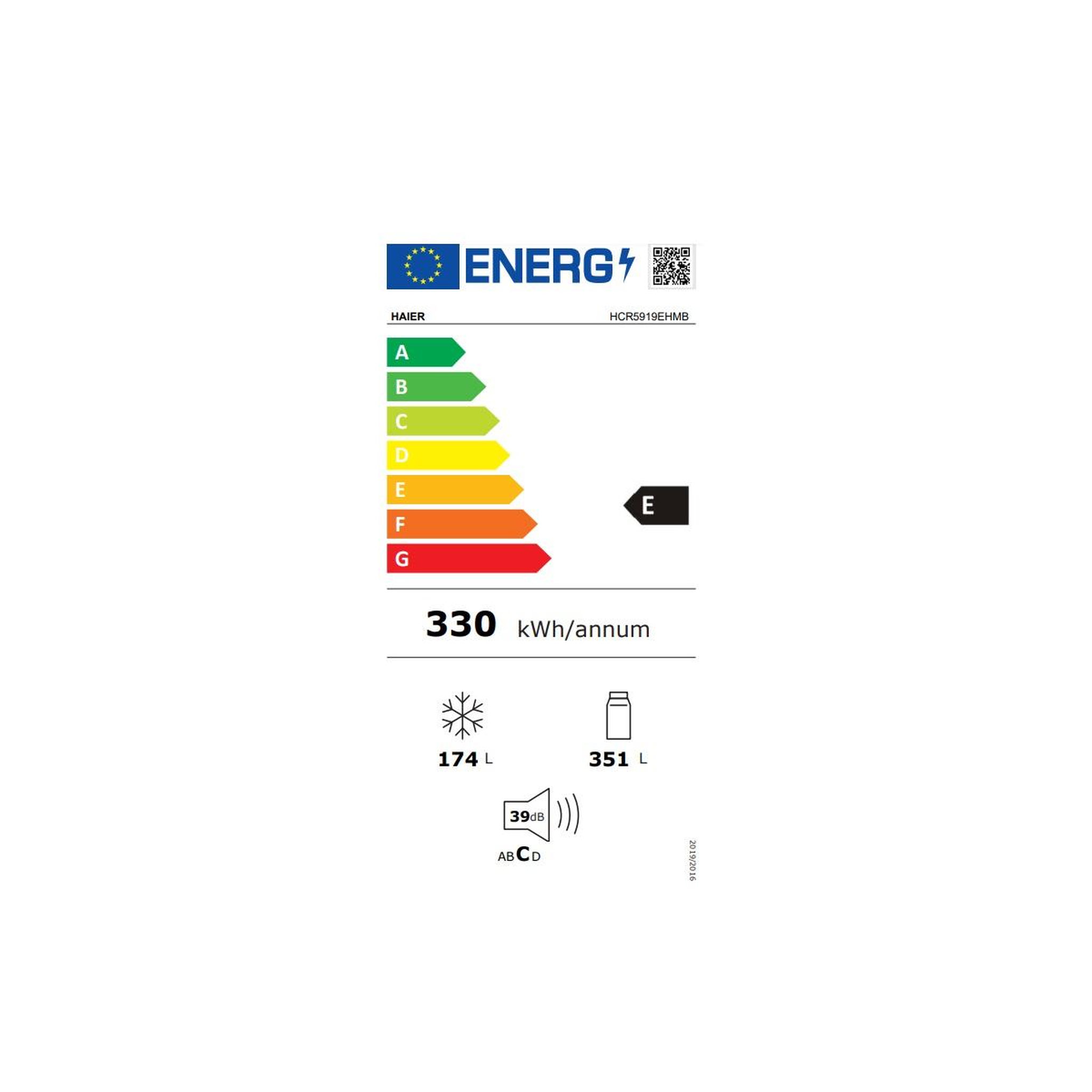 Voir la diapositive 2 : HAIER Réfrigérateur américain 90.8cm 525l noir brassé - hcr5919ehmb