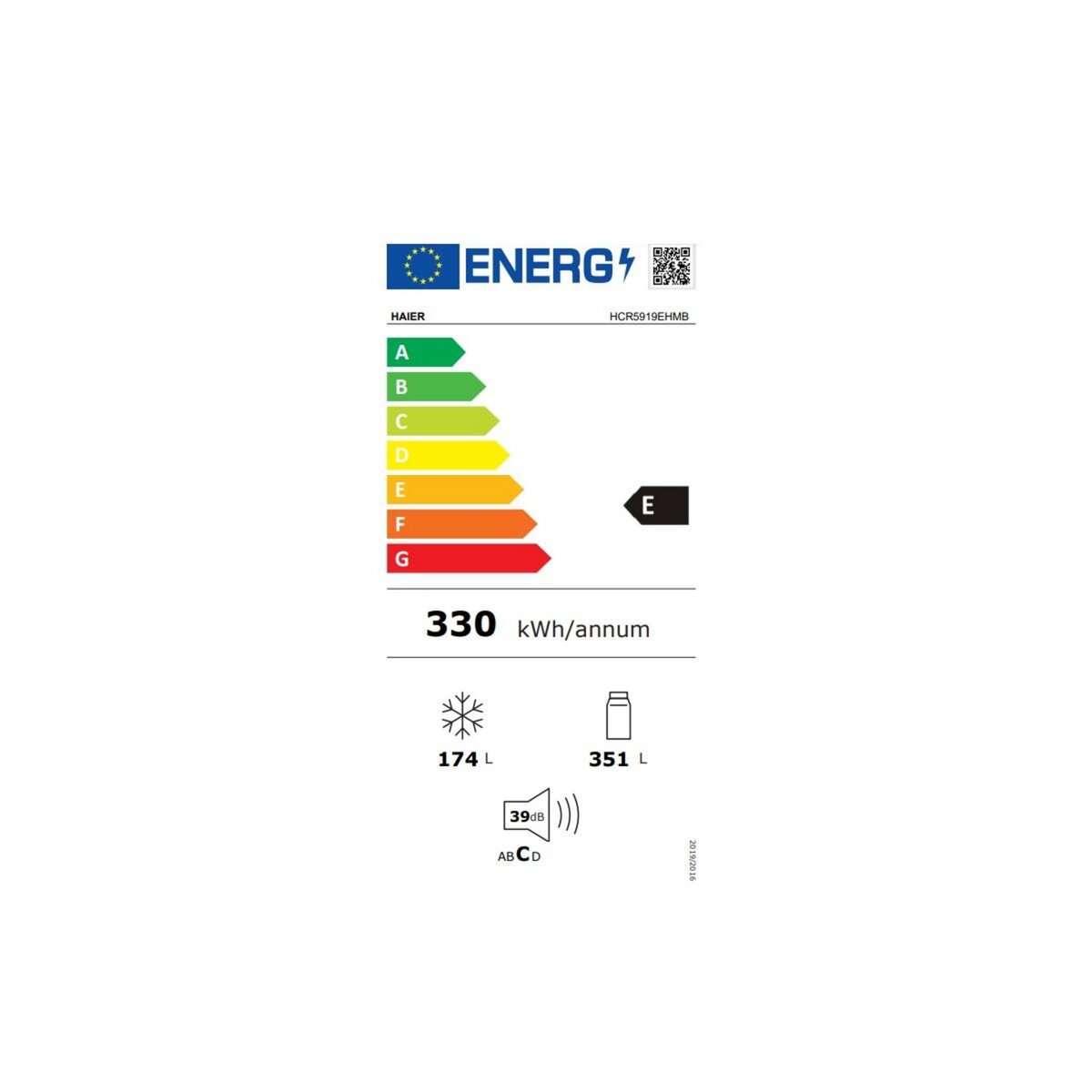 HAIER Réfrigérateur américain 90.8cm 525l noir brassé - HCR5919EHMB