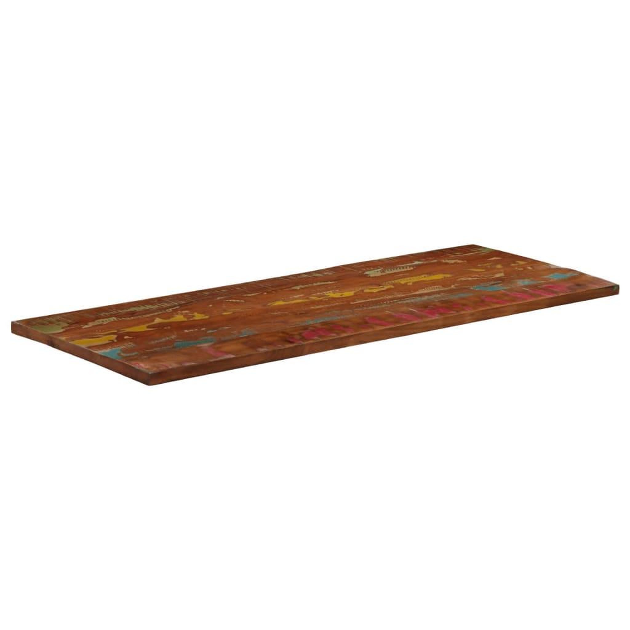 Voir la diapositive 2 : VIDAXL Dessus de table 140x60x1,5cm rectangulaire bois massif recupere