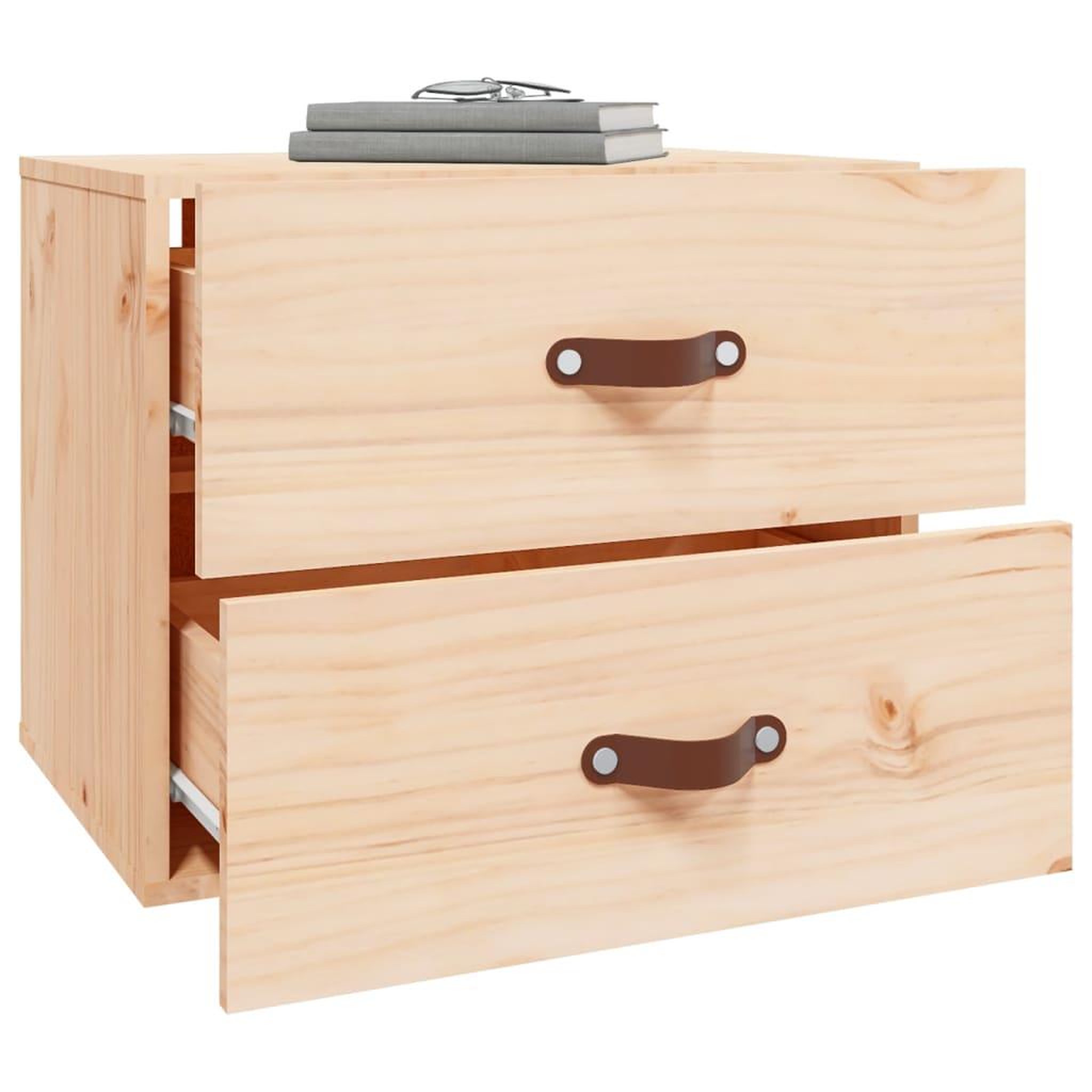 Voir la diapositive 5 : VIDAXL Table de chevet murale 50x36x40 cm
