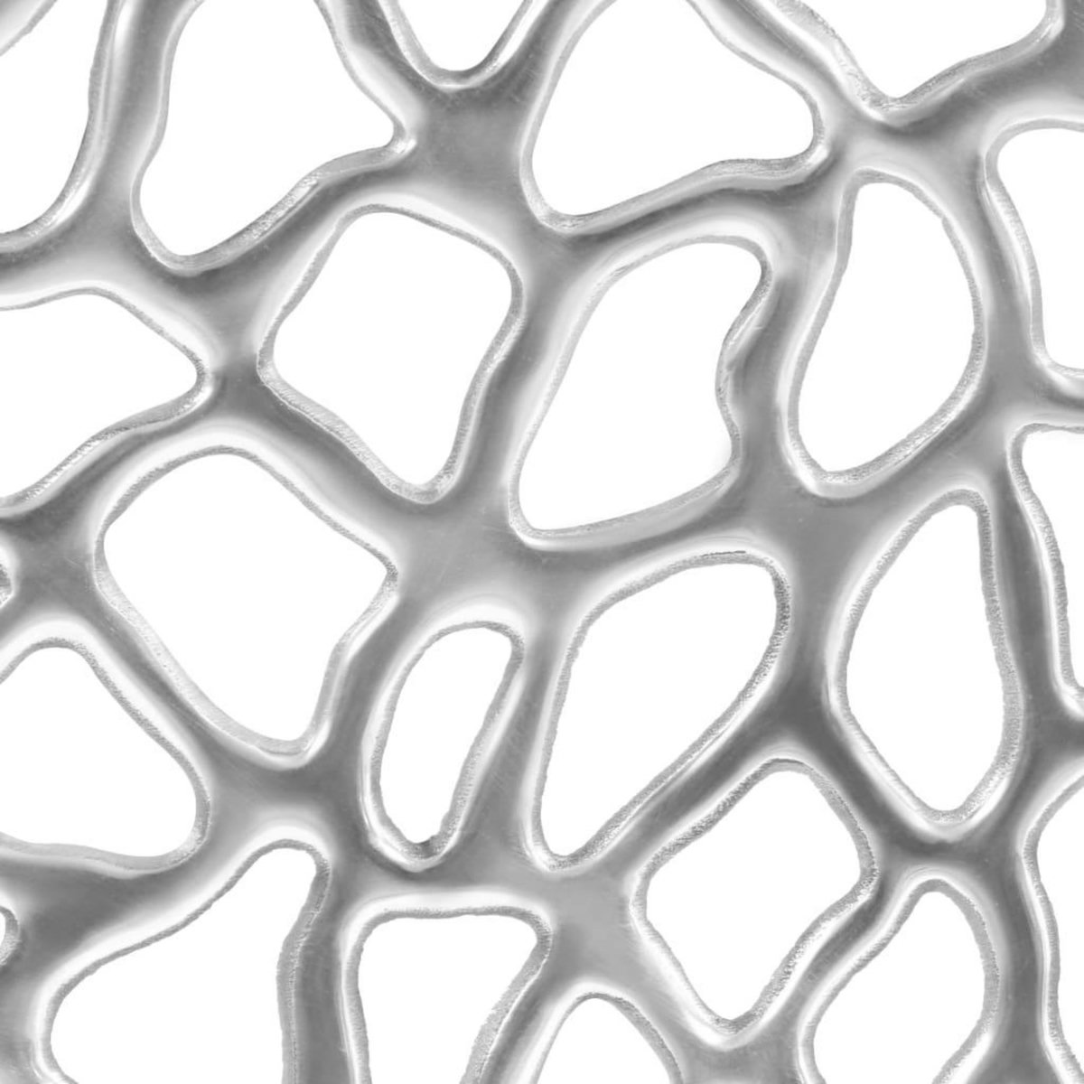 VIDAXL Table basse Aluminium moule 70x30 cm Argente