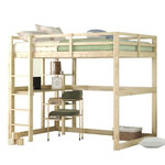 MERAX Lit mezzanine. Coloris disponibles : Marron, Blanc