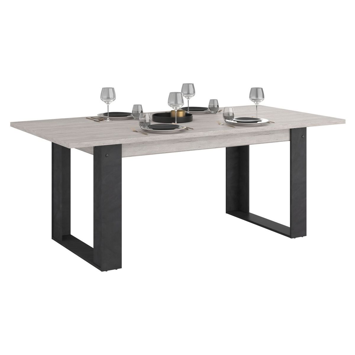 Table de séjour salle à manger fixe L200 cm ELLA