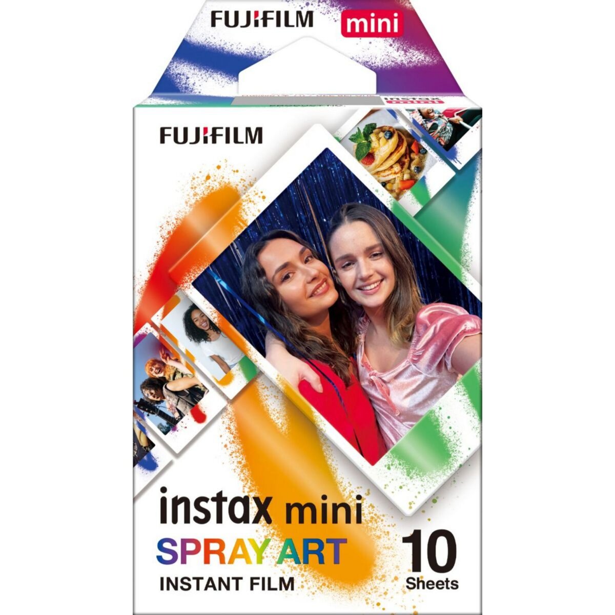 FUJIFILM Papier photo instantané Film Instax Mini Spray Art WW1 (x10) pas  cher 