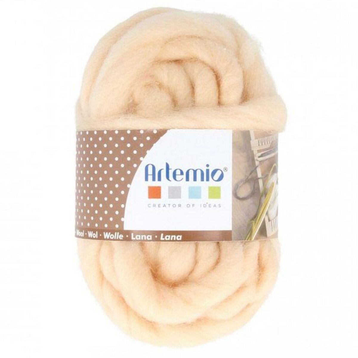 Artemio Pelote de laine épaisse 10 m - 70 g - vieux rose pas cher 