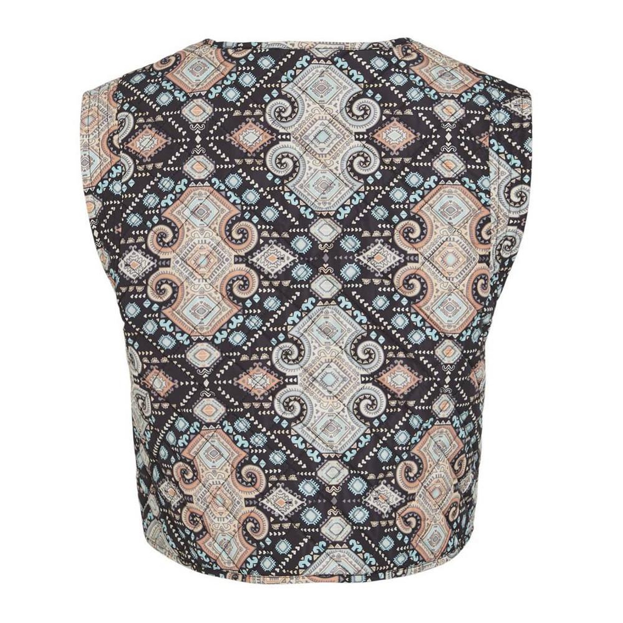 Voir la diapositive 2 : Vila Gilet  à motif Femme Vila Vietra Quilted