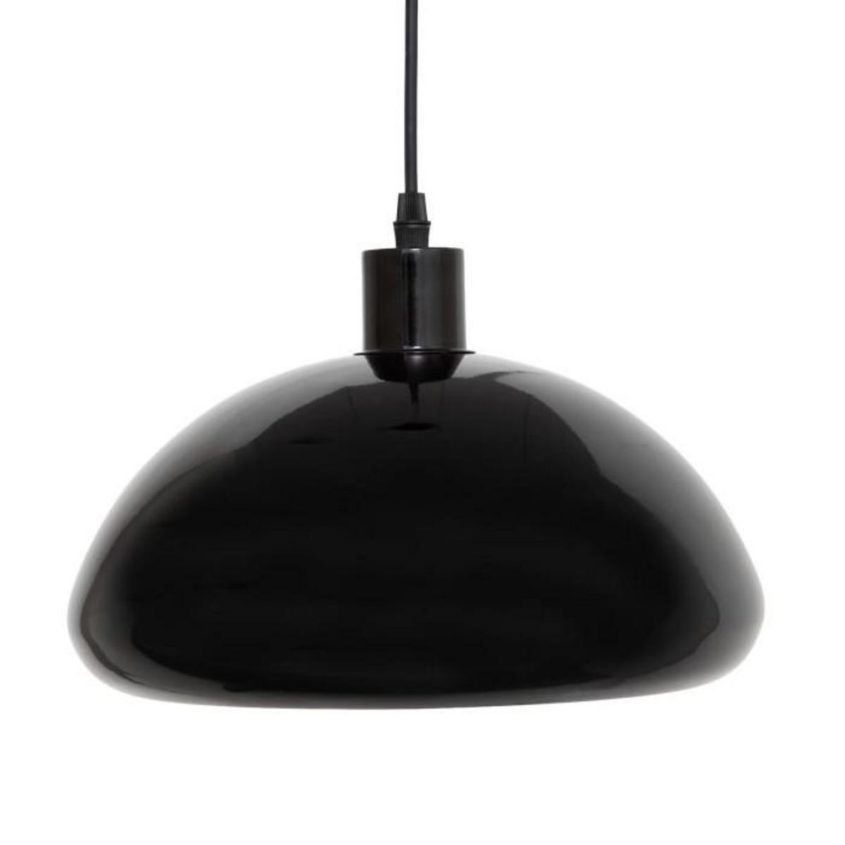 ATMOSPHERA Lampe Suspension Champignon  Savio  27cm Noir