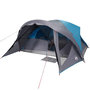 Voir la diapositive 2 : VIDAXL Tente de cabine familiale 6 personnes bleu impermeable