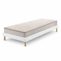 Voir la diapositive 2 : KING OF DREAMS Ensemble Sommier Tapissier et Matelas Mousse Soutien Ferme