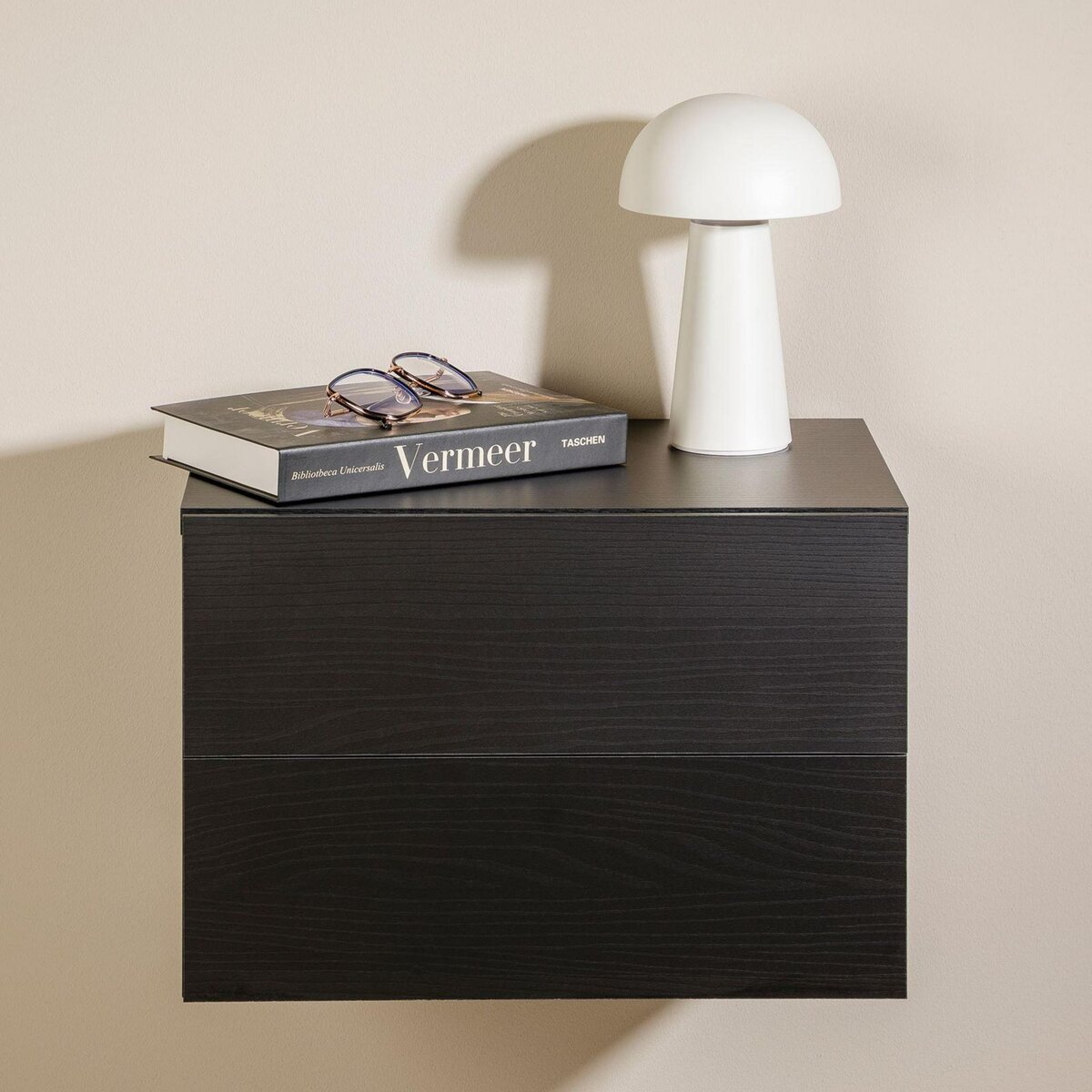 IDIMEX Chevet suspendu FLORENT, en mélaminé