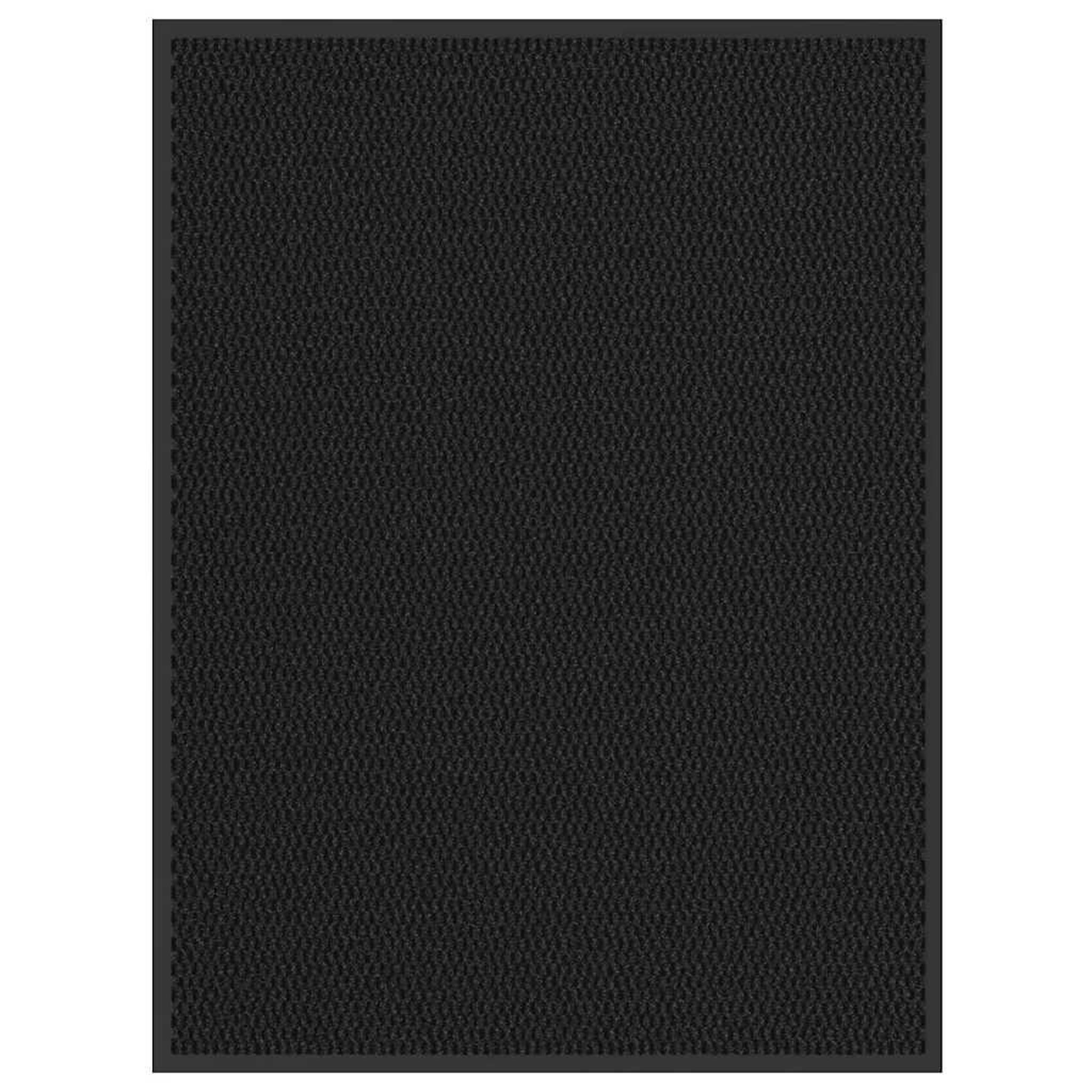 VIDAXL Paillasson Noir 80x120 cm