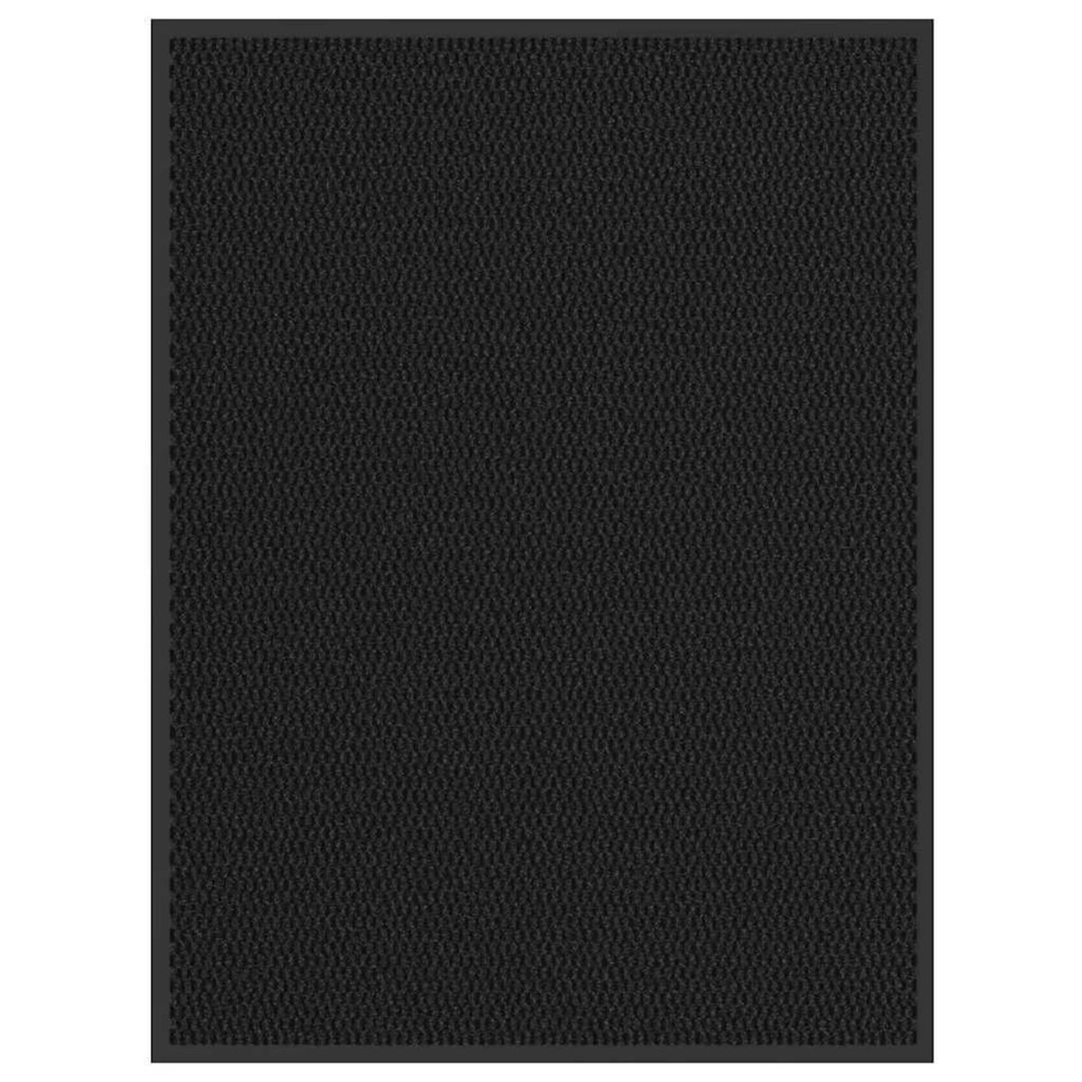 VIDAXL Paillasson Noir 80x120 cm