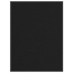VIDAXL Paillasson Noir 80x120 cm