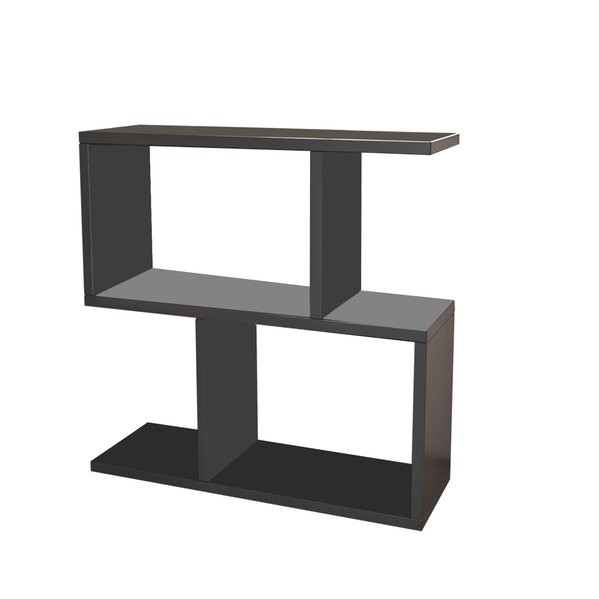 Habitat et Jardin Table d'appoint en bois  life  - 60 x 20 x 60 cm - anthracite
