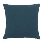 ATMOSPHERA Coussin Déhoussable  Jovi  38x38cm Bleu Égéen