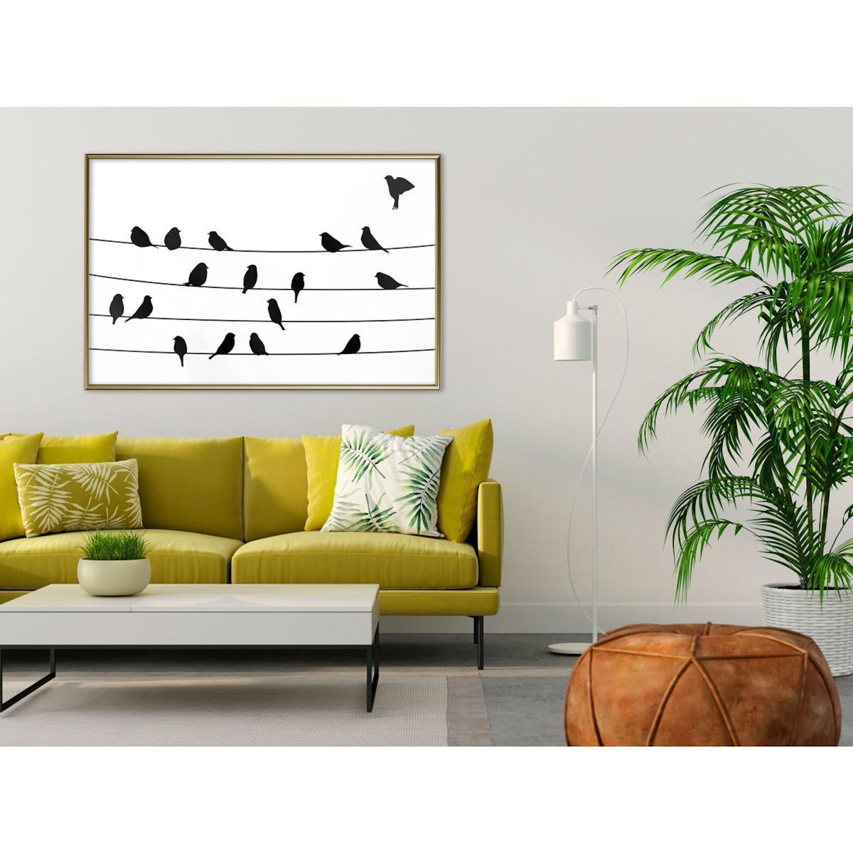 Paris Prix Affiche Murale Encadrée  Birds Council Meeting