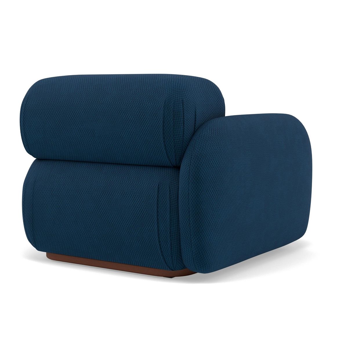 LISA DESIGN Penelope - module d'assise gauche en velours texturé