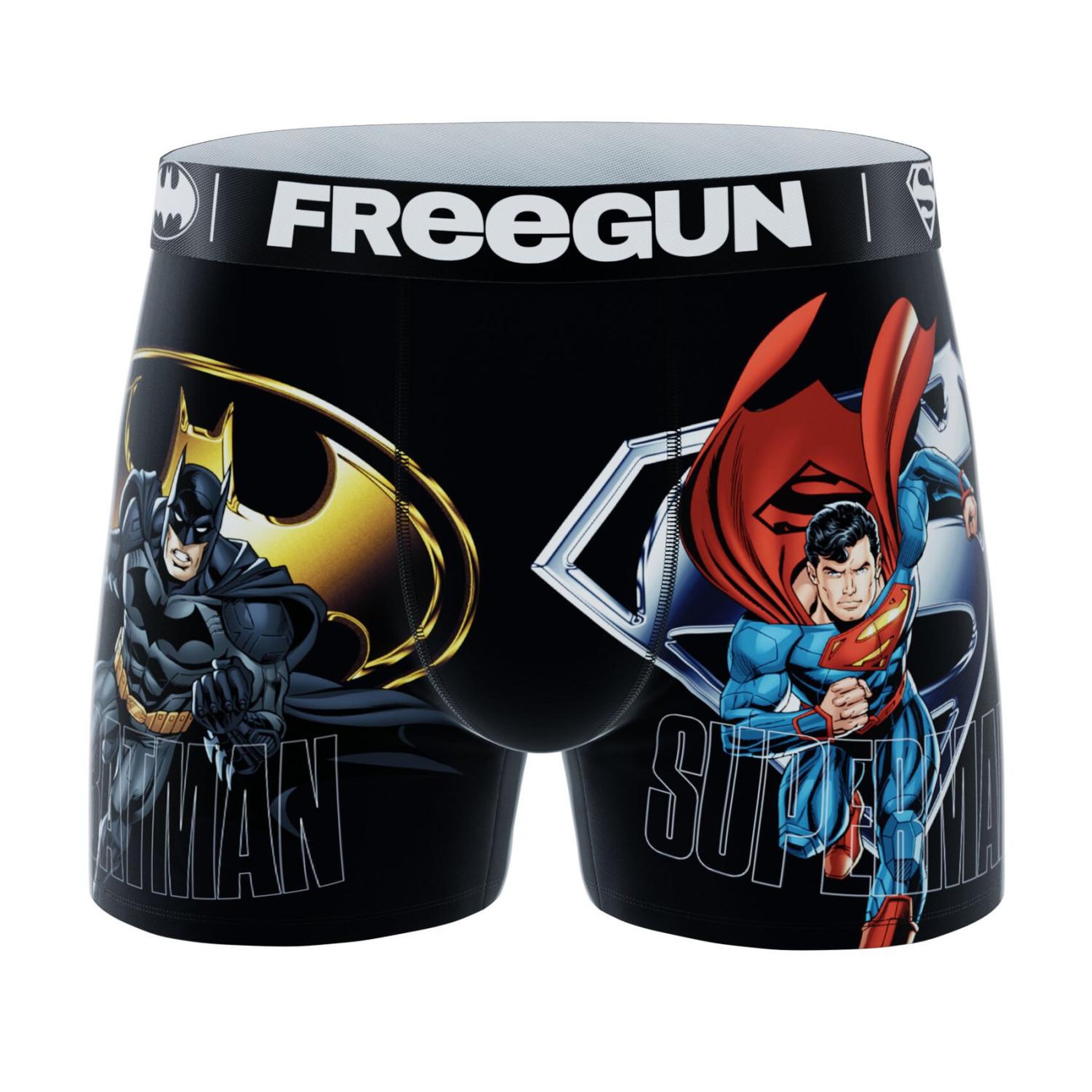 Voir la diapositive 5 : FREEGUN Lot de 3 boxers junior dc comics