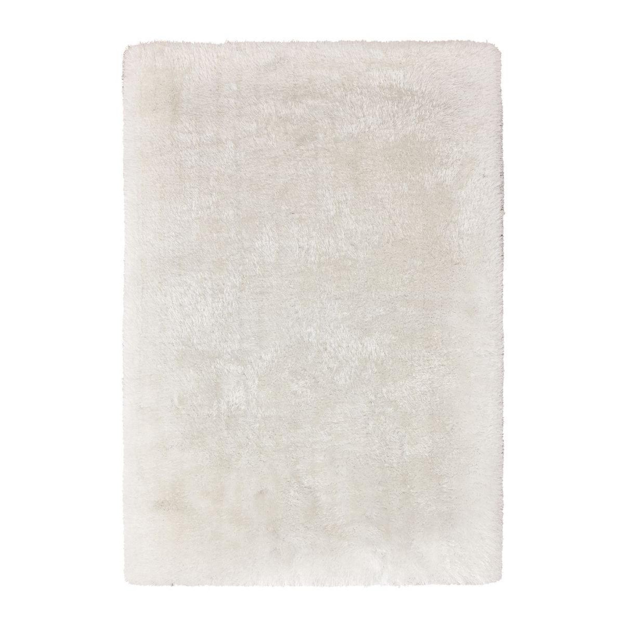 Voir la diapositive 1 : Paris Prix Tapis Shaggy Fait Main  Cosy  Blanc