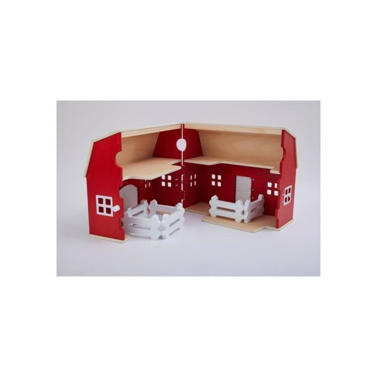 Schleich Figurine Ferme en bois rétro, Schleich 42602 Gamme Farm World