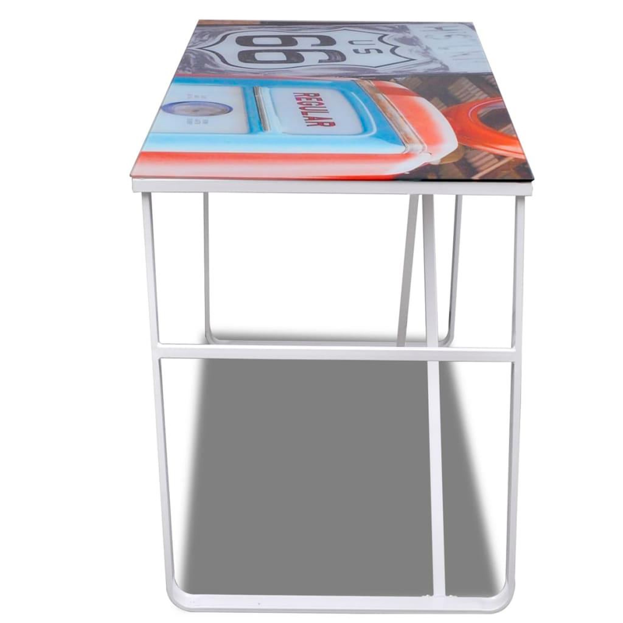 Voir la diapositive 4 : VIDAXL Bureau rectangulaire unique