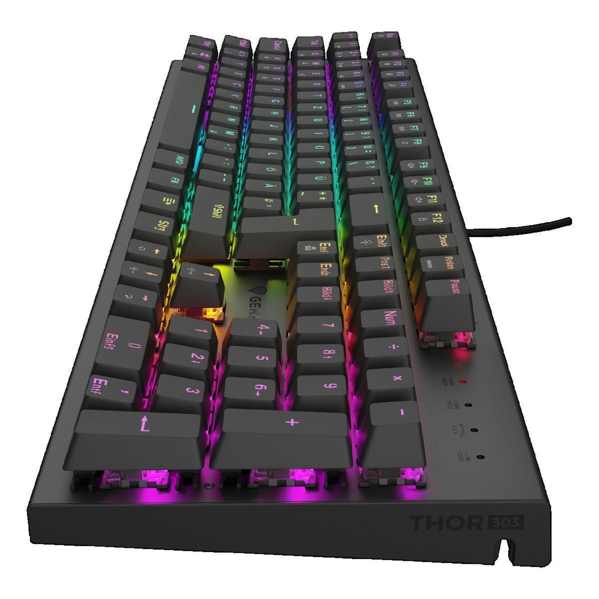 Voir la diapositive 3 : NATEC Clavier Gamer Natec Thor 303 mécanique Hot Swap