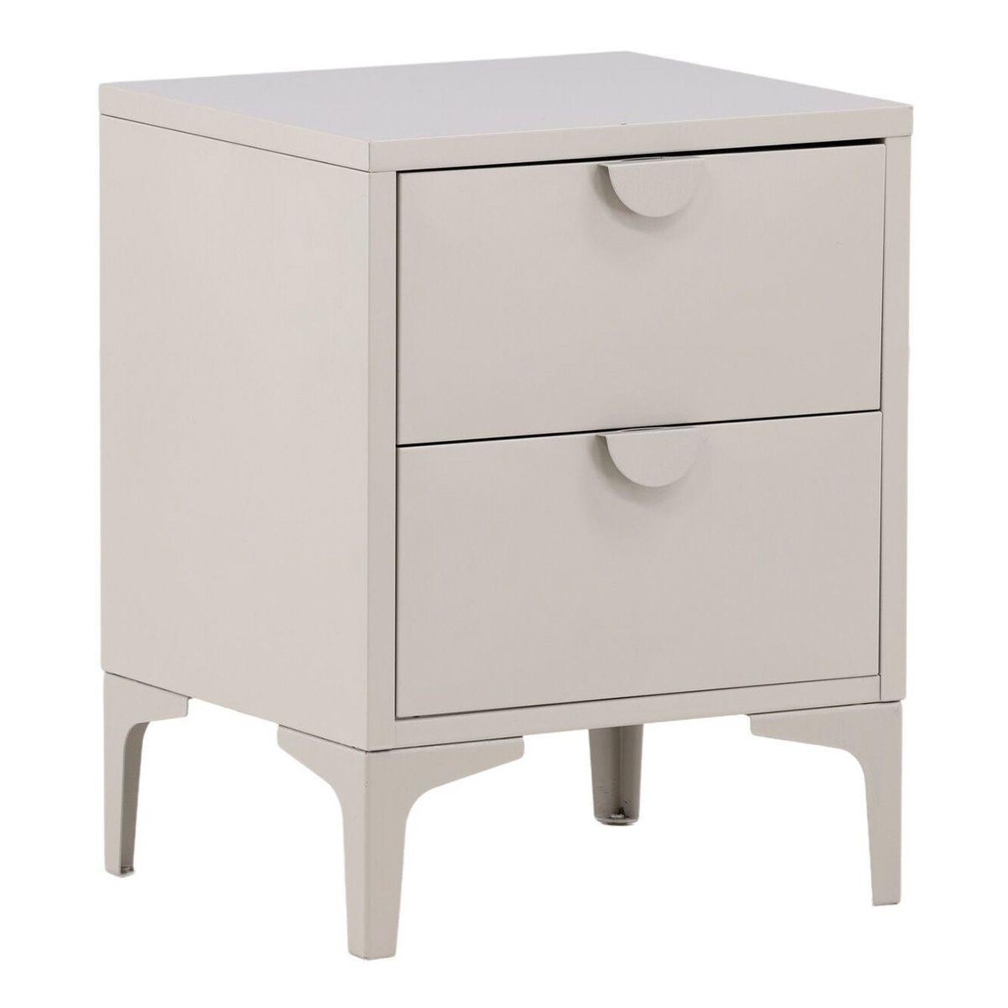 Paris Prix Table de chevet 2 tiroirs  piring  60cm beige