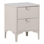 Voir la diapositive 1 : Paris Prix Table de Chevet 2 Tiroirs  Piring  60cm Beige