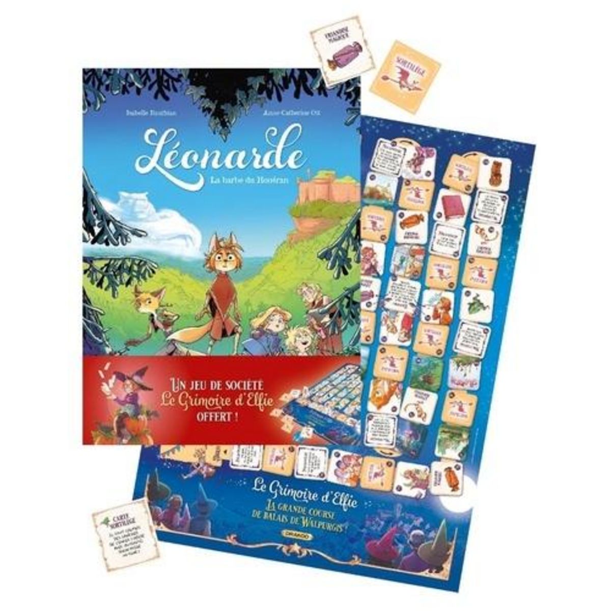 LEONARDE TOME 1 : LA BARBE DU HOUERAN. AVEC UN JEU DE SOCIETE LE GRIMOIRE D'ELFIE OFFERT, Bauthian Isabelle