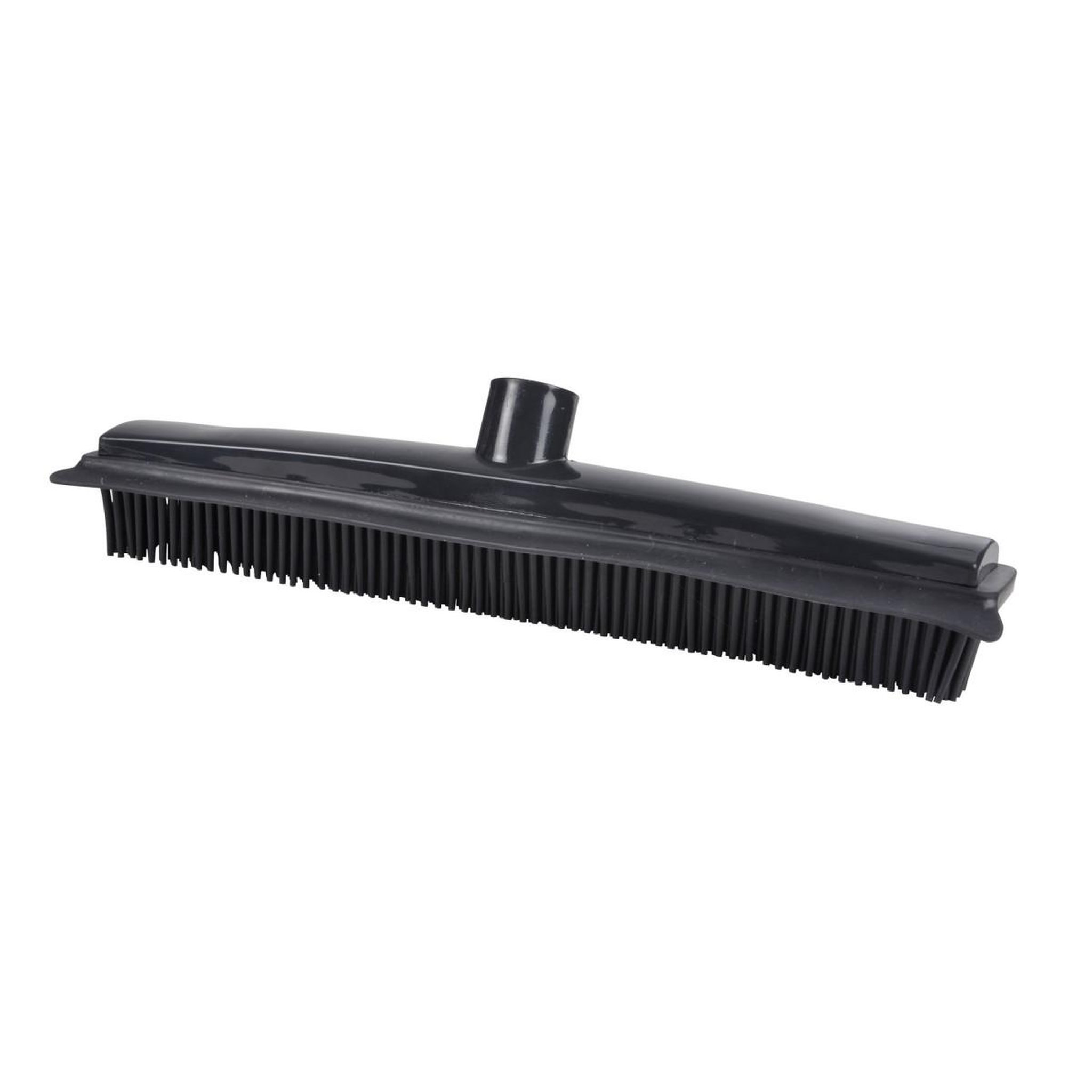 HOMEA Tête de balai avec raclette  poils  31cm anthracite
