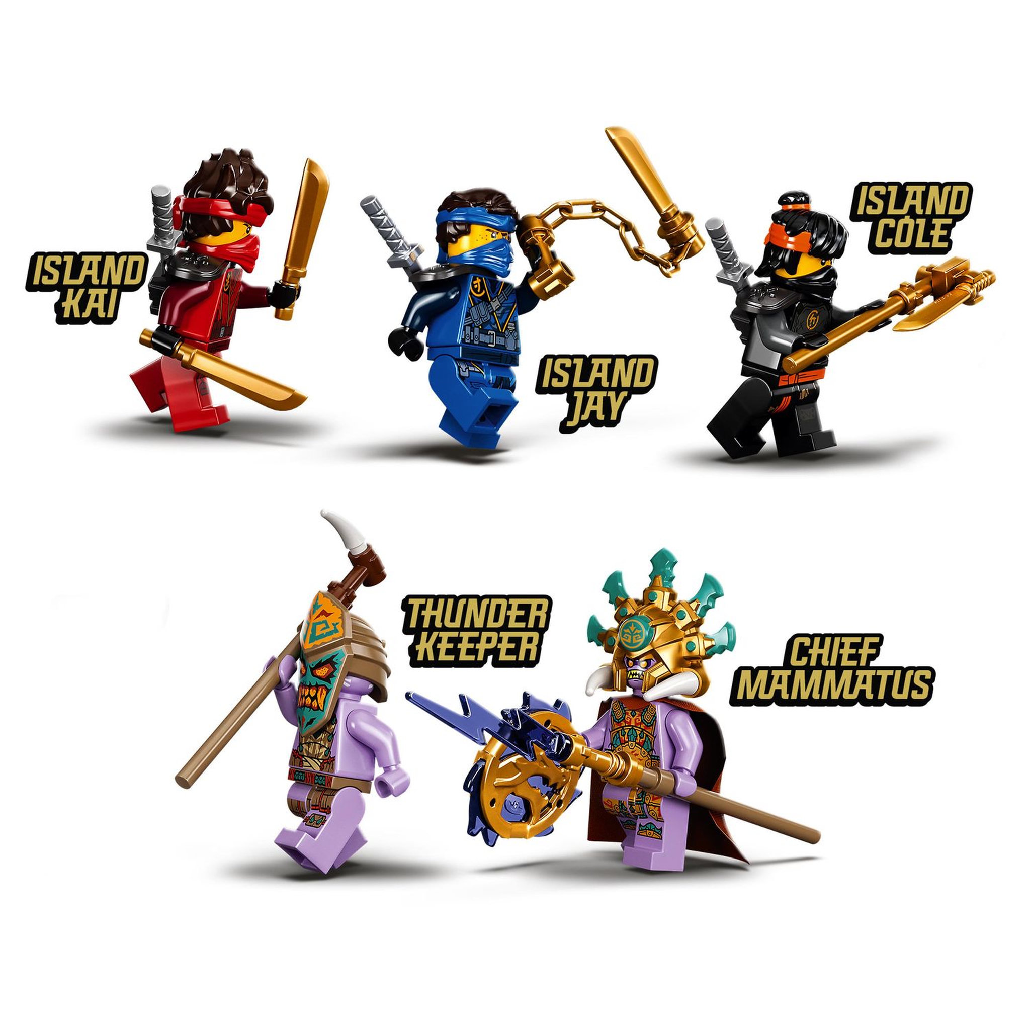 Voir la diapositive 6 : LEGO Ninjago 71747 - Le village des Gardiens