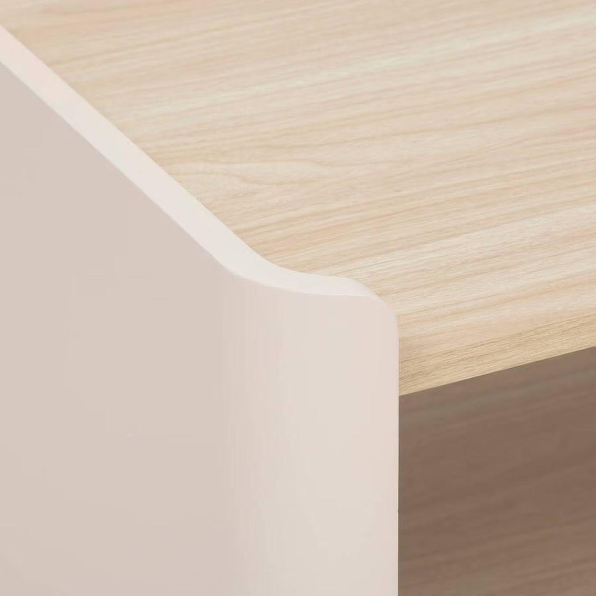 Voir la diapositive 3 : FIVE Table basse 2 étagères roundy - beige