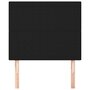 Voir la diapositive 3 : VIDAXL Tetes de lit 2 pcs Noir 100x5x78/88 cm Tissu