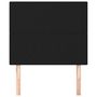 Voir la diapositive 3 : VIDAXL Tetes de lit 2 pcs Noir 100x5x78/88 cm Tissu