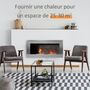 Voir la diapositive 4 : HOMCOM Cheminée bioéthanol murale design Bauhaus double brûleur 3 L 110L x 14l x 54H cm couverture 25-30 m² acier inox. brossé