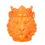 Voir la diapositive 1 : Paris Prix Statue & Porte Plante  Lion  35cm Orange