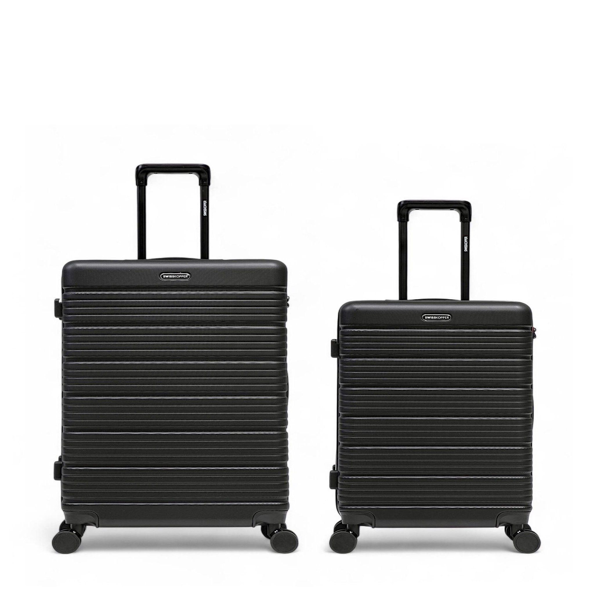 SWISS KOPPER Lot de 2 Valises Rigides Grand Format et Taille Moyenne LUGANO