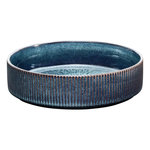 SECRET DE GOURMET Lot de 6 Assiettes Creuses  Eva  18cm Bleu