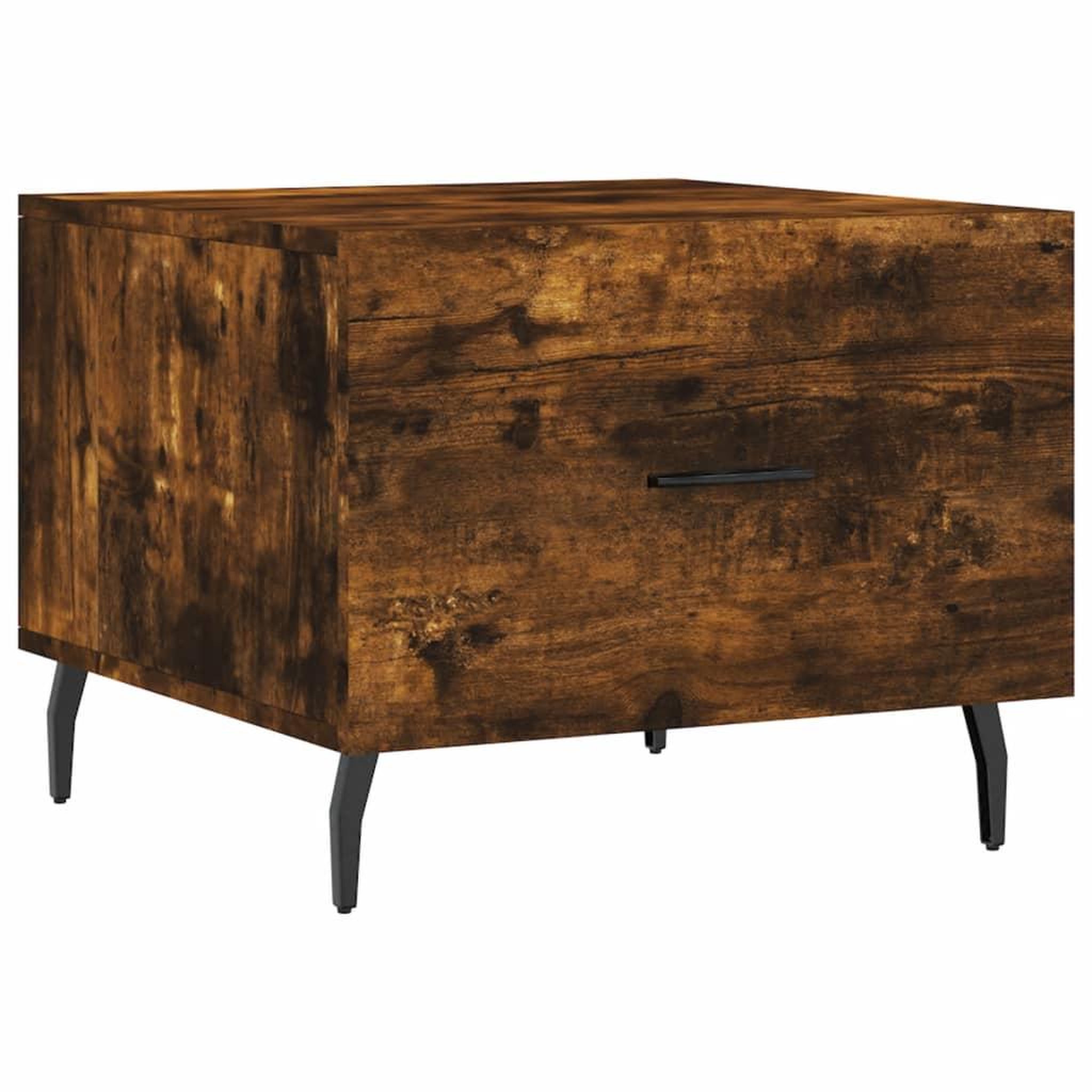 Voir la diapositive 5 : VIDAXL Tables basses 2 pcs chene fume 50x50x40 cm bois d'ingenierie