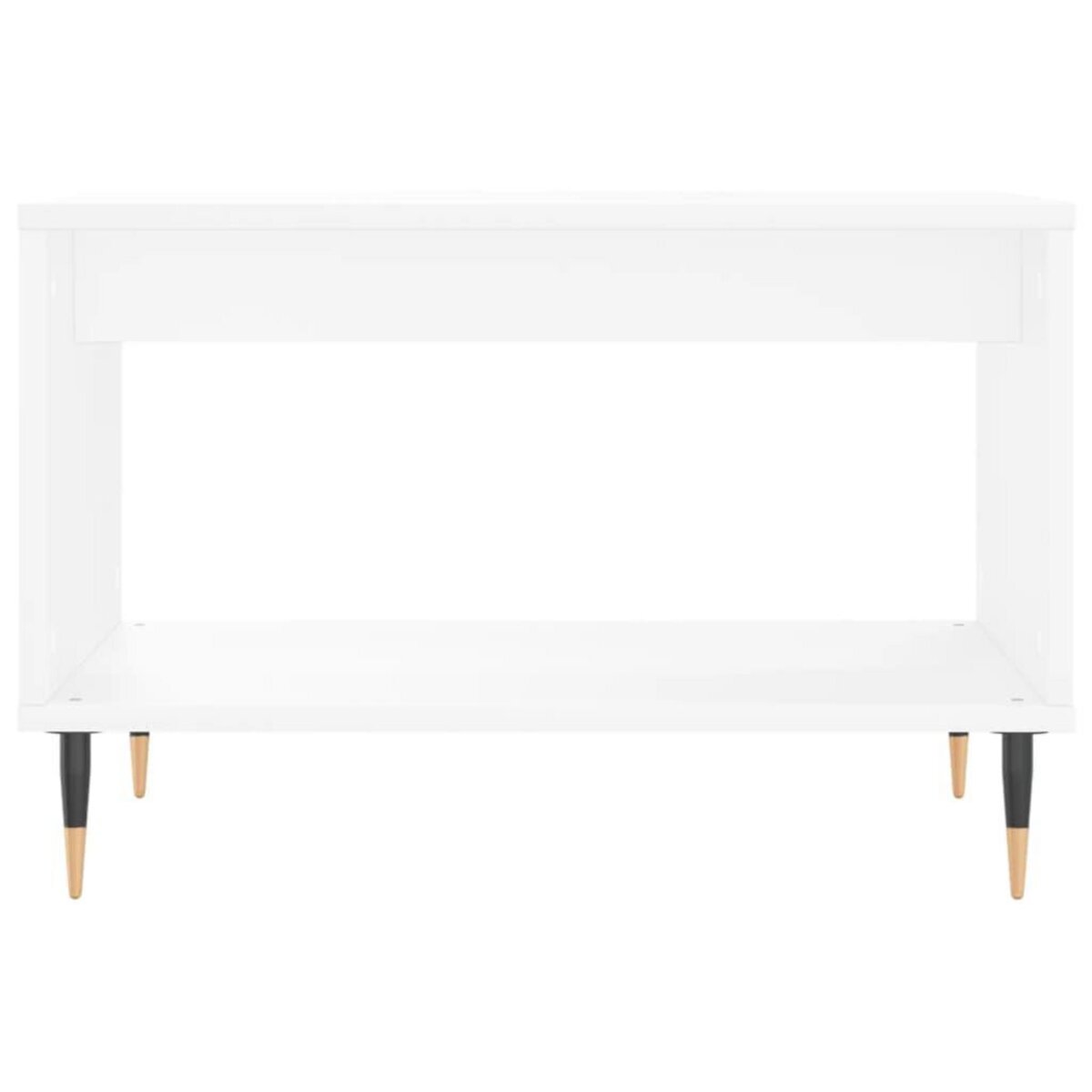VIDAXL Table basse blanc 60x50x40 cm bois d'ingenierie