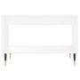 Voir la diapositive 4 : VIDAXL Table basse blanc 60x50x40 cm bois d'ingenierie