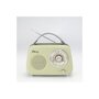 Voir la diapositive 1 : Halterrego Radio Halterrego Enceinte Radio retro RMS 5W, Bluetooth, Radio FM, lecteur USB, Aux IN, Batterie rechargeable, vert olive
