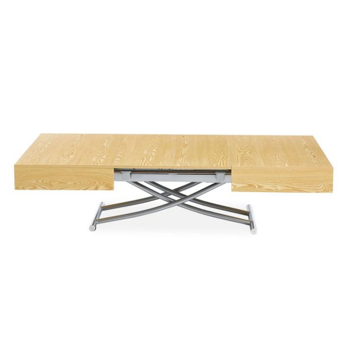 Paris Prix Table Basse Relevable  Lift  120-190cm Chêne Clair